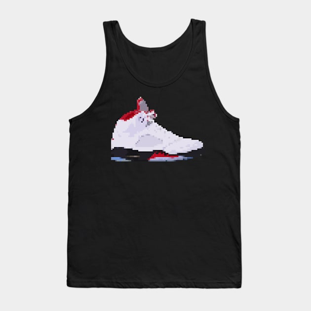 AIR JORDAN V RETRO PIXELATED ART SHOE COLLECTION Tank Top by Buff Geeks Art